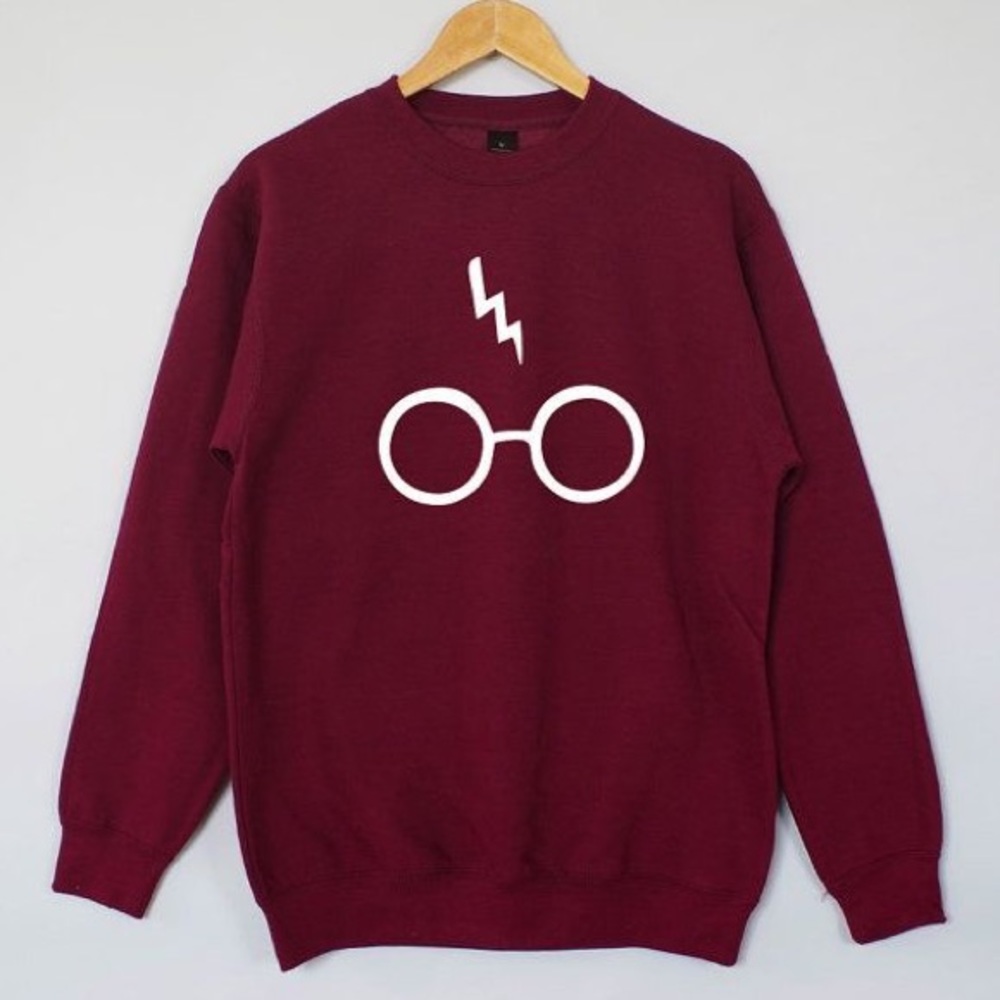 Harry Potter “ Lighting glasses “ sweatshirt.